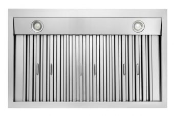 An under side view of the XtremeAir PX12-U36 under cabinet range hood for out Top 5 Best Under Cabinet Range Hoods of 2023 listicle