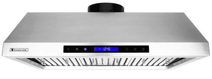 A front view of the XtremeAir PX12-U36 under cabinet range hood for out Top 5 Best Under Cabinet Range Hoods of 2023 listicle