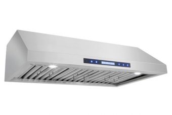 A left view of the XtremeAir PX12-U36 under cabinet range hood for out Top 5 Best Under Cabinet Range Hoods of 2023 listicle