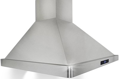 A right side view of the AKDY AZ﻿﻿﻿﻿﻿-﻿﻿63175S (30") wall mount range hood for our Top 5 Wall Mount Chimney Range Hoods of 2021 listicle.