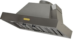 A front-side view of the Foremost FRHI-36S (Professional Series) 36 Range Hood Insert for our Top 3 Best 36 Range Hood Insert of 2021 listicle.