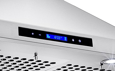 A side view of the 5. Golden Vantage GV-RH0219 (36") wall mount range hood for our Top 5 Best Island Range Hoods of 2021 listicle.