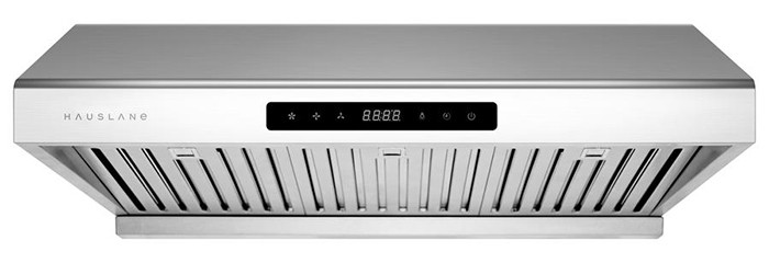 A front view of the Hauslane PS10 (Chef Series) (30") Under Cabinet range hood for our The Top 5 Best Under Cabinet Range Hoods of 2022 listicle.