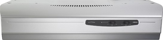 Broan under cabinet range hood silver.